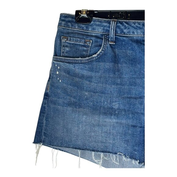 J Brand Shorts Women 31 Blue Denim Button Fly Gracie Cut Off Jean Shorts Outdoor - Picture 4 of 11